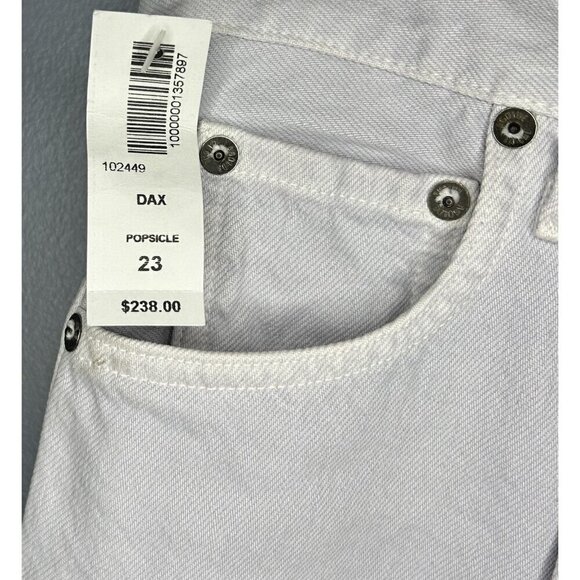 Agolde Dax Upsized Jean In Popsicle Women's Size 23 Pale Lavender Light Wash NWT - Picture 5 of 16